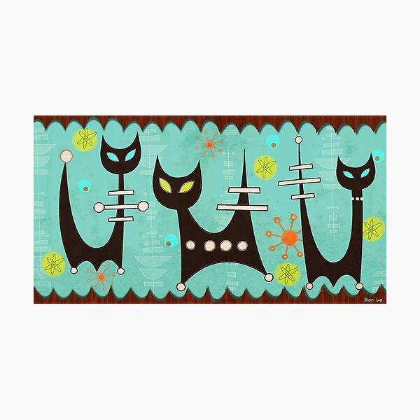 Atomic Cats Photographic Print
