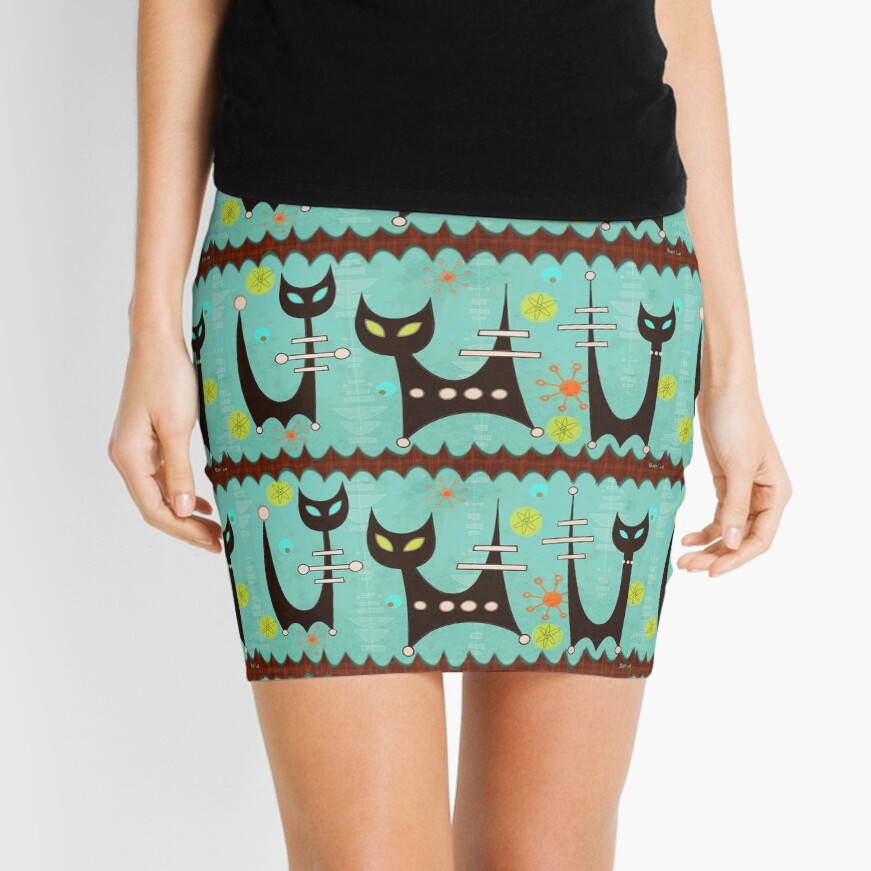 Atomic Cats Mini Skirt