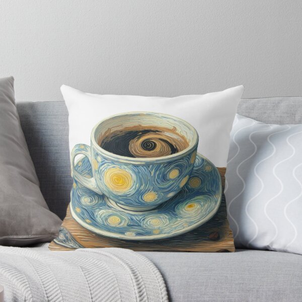 Item preview, Gogh-ing for Coffee - Coffee Cup Painted in Vincent Van Gogh Style  designed and sold by Star-Fragment.