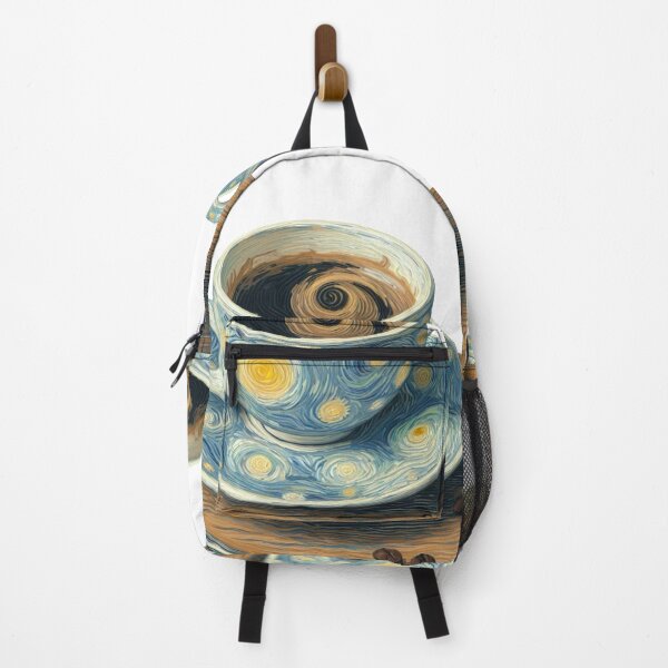 Item preview, Gogh-ing for Coffee - Coffee Cup Painted in Vincent Van Gogh Style designed and sold by Star-Fragment.