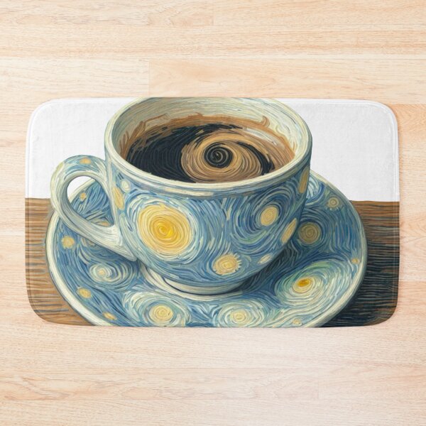 Item preview, Gogh-ing for Coffee - Coffee Cup Painted in Vincent Van Gogh Style  designed and sold by Star-Fragment.
