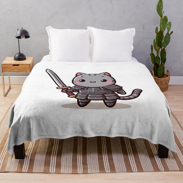 Item preview, Cat Warrior designed and sold by QuickSticker.