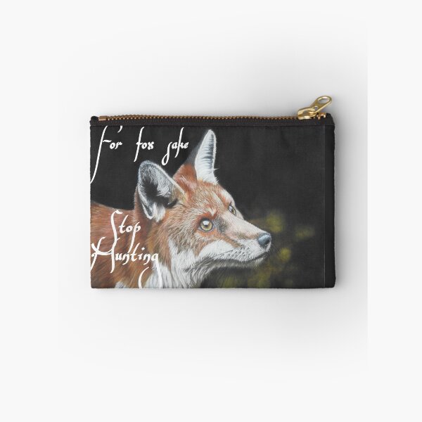 Item preview, For fox sake stop hunting designed and sold by cathyscreations.