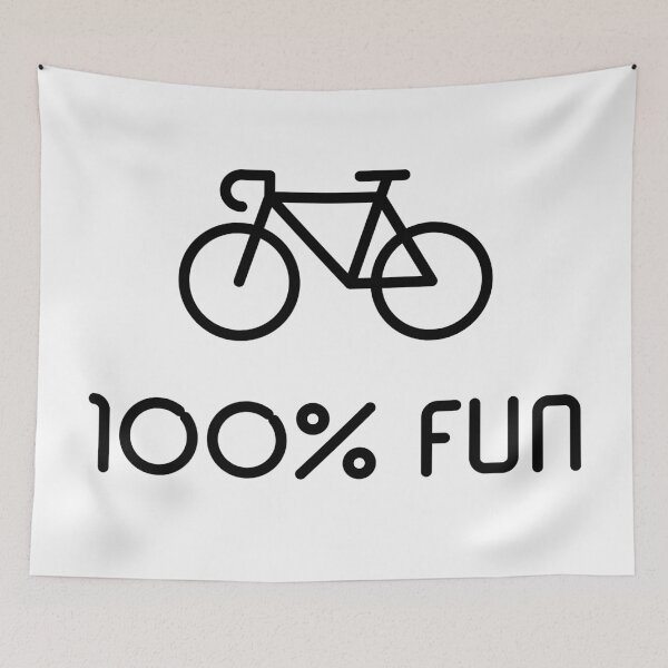 Item preview, Racing Bike / Road Bike – 100% Fun (Bicycle / Black) designed and sold by MrFaulbaum.