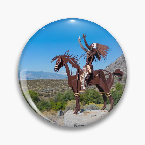 Item preview, The Chief Sculpture Nk'mip Desert Cultural Centre Osoyoos designed and sold by Kevin Miller Photography.