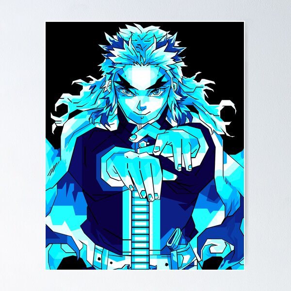 Rengoku Kyojuro Poster for Sale by Fhatershop