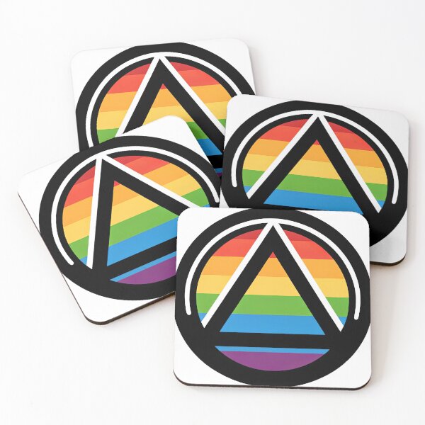 Item preview, LGBTQ+ Pride Alcoholics Anonymous designed and sold by TodayIWokeUp.