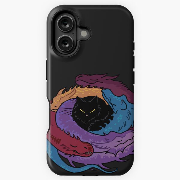 Aperçu de l'œuvre Chat noir dans un tas de dragons créée et vendue par Fishtrouts.