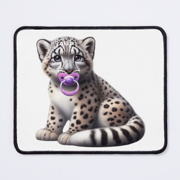 Item preview, Baby Snow Leopard designed and sold by Carly Gough.