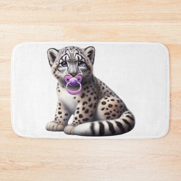Item preview, Baby Snow Leopard designed and sold by Carly Gough.