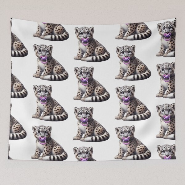 Item preview, Baby Snow Leopard designed and sold by Carly Gough.