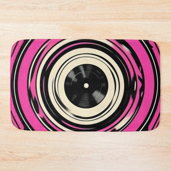 Item preview, Pink Vintage Turntable Vinyl Record Graphic designed and sold by musicgeniusart.