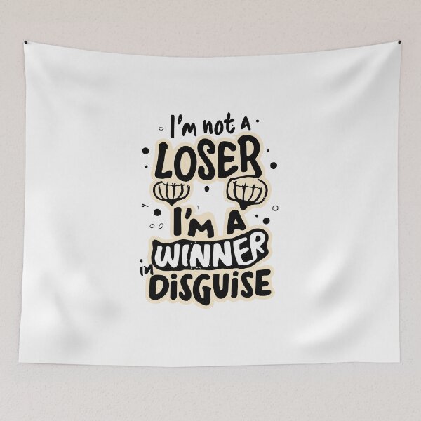 Item preview, Not a Loser designed and sold by Kombinerki.