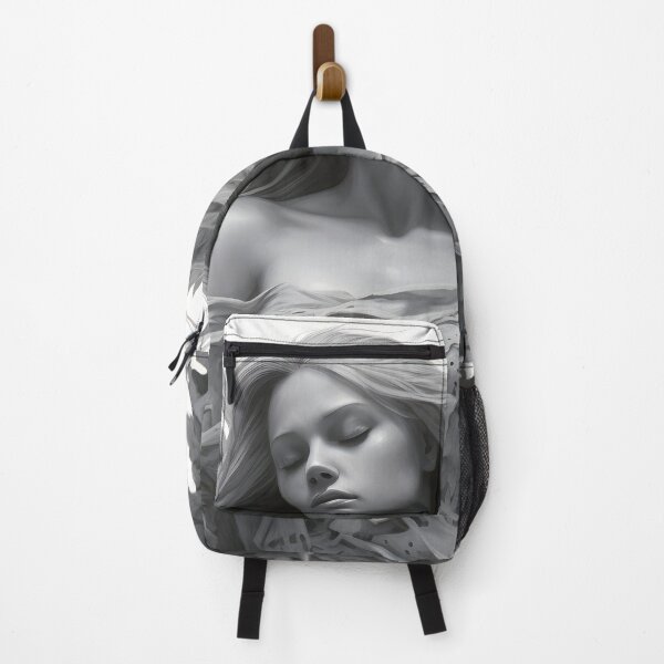 Item preview, stunning black and white sleeping angel drawing designed and sold by dcrc.