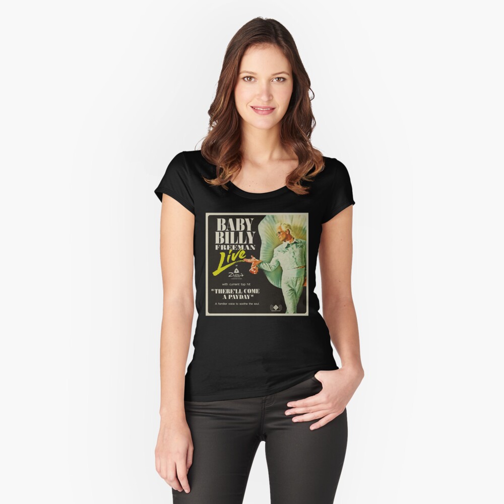 Item preview, Fitted Scoop T-Shirt designed and sold by paniknaomi.