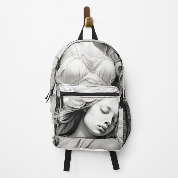 Item preview, stunning black and white sleeping angel drawing designed and sold by dcrc.