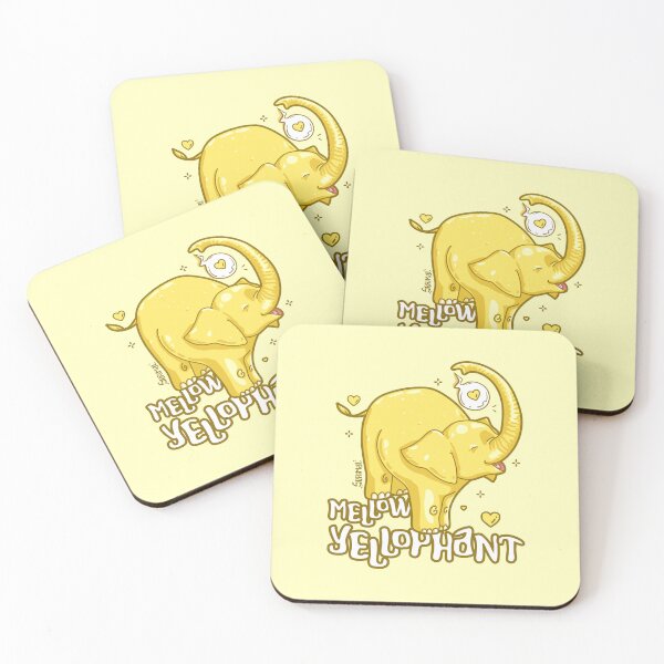 Item preview, Mellow Yellophant - A Sweet Jello Elephant designed and sold by SPIRIMAL.