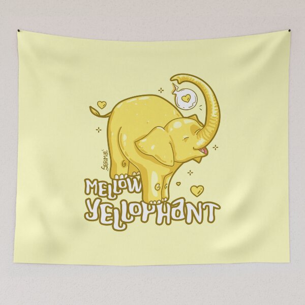 Item preview, Mellow Yellophant - A Sweet Jello Elephant designed and sold by SPIRIMAL.