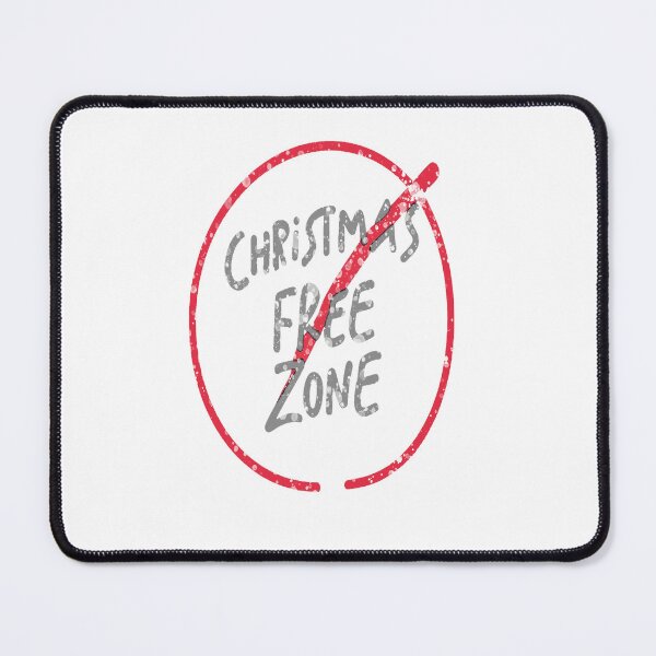 Item preview, Christmas Free Zone, No Christmas Cheer Here, Christmas-Free and Loving It, not interested in celebrating the holidays! Great gift idea. designed and sold by bubblylive.