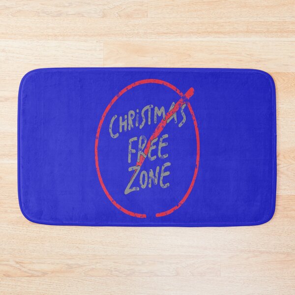 Item preview, Christmas Free Zone, No Christmas Cheer Here, Christmas-Free and Loving It, not interested in celebrating the holidays! Great gift idea. designed and sold by bubblylive.