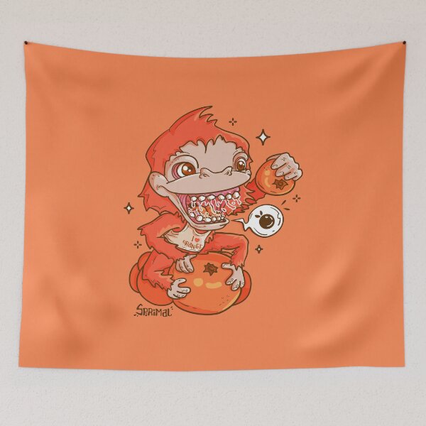 Item preview, Overjoyed Orangeutan - The Orange-Loving Primate designed and sold by SPIRIMAL.