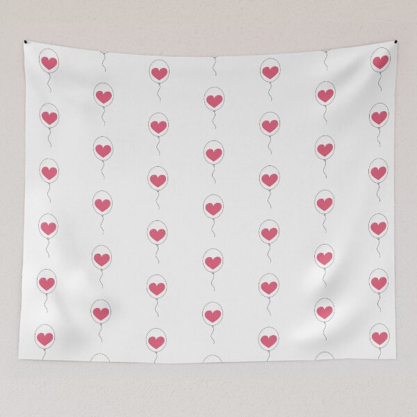 Item preview, Adorable Pink Heart Double Balloon  designed and sold by wonderxwander.