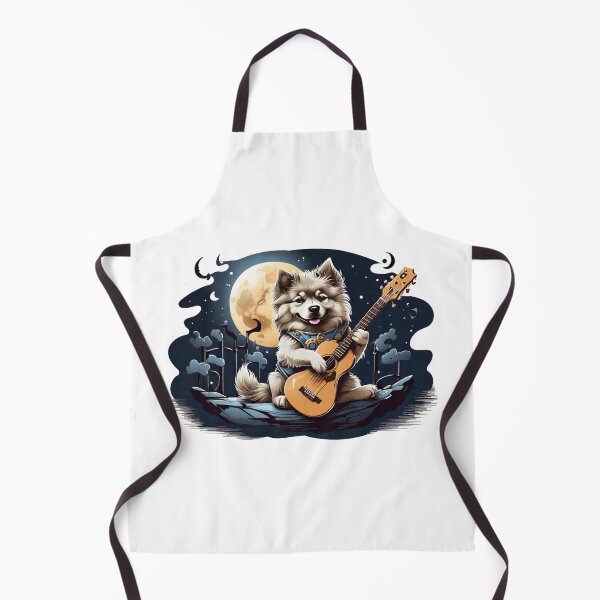 Item preview, Keeshond Strumming a Melody Under the Moonlight designed and sold by Fenomena Designs.