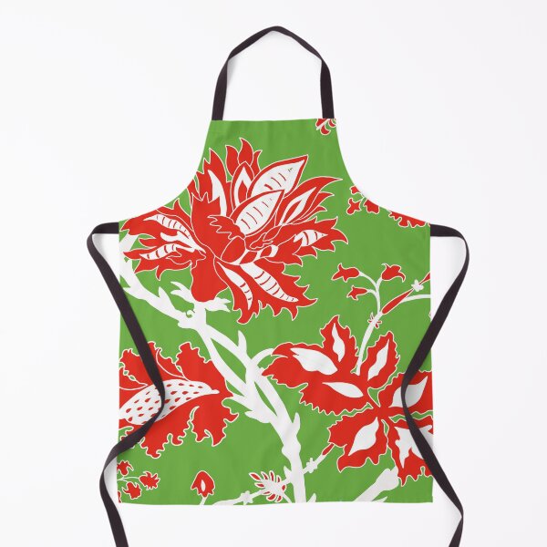 Item preview, Christmas Floral Pattern in Red and Green designed and sold by MausieDesigns.
