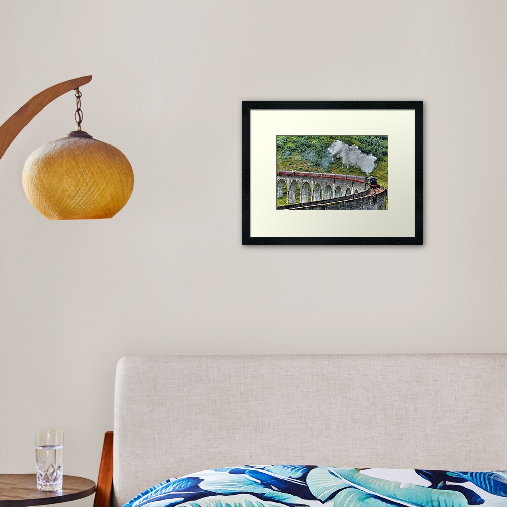 The Jacobite Steam Train. Framed Art Print