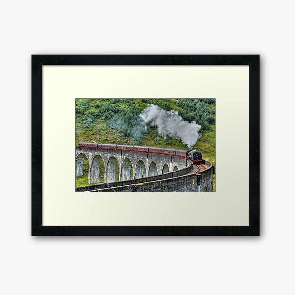 The Jacobite Steam Train. Framed Art Print