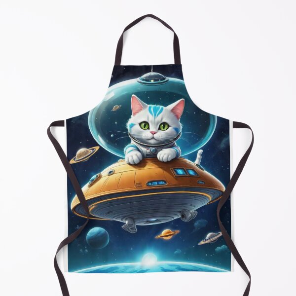 Aperçu de l'œuvre Chat Ufo Selfie, Chat Selfie Avec Soucoupe Volante Chat Drôle créée et vendue par Mayalogo.