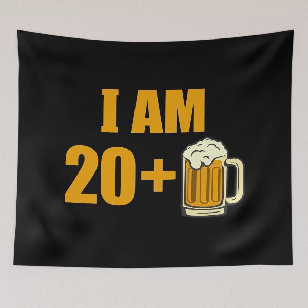 Item preview, 21st Birthday I Am 20 plus 1 Beer Legal designed and sold by fomodesigns.
