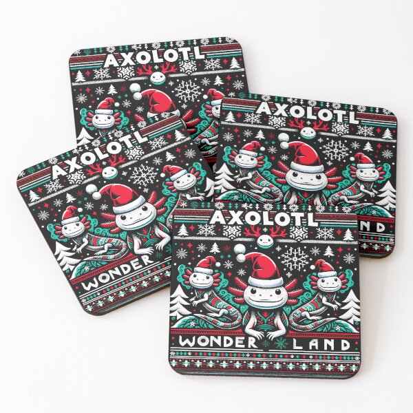 Item preview, Christmas Ugly Sweater Axolotl designed and sold by DeRosa3DDesigns.