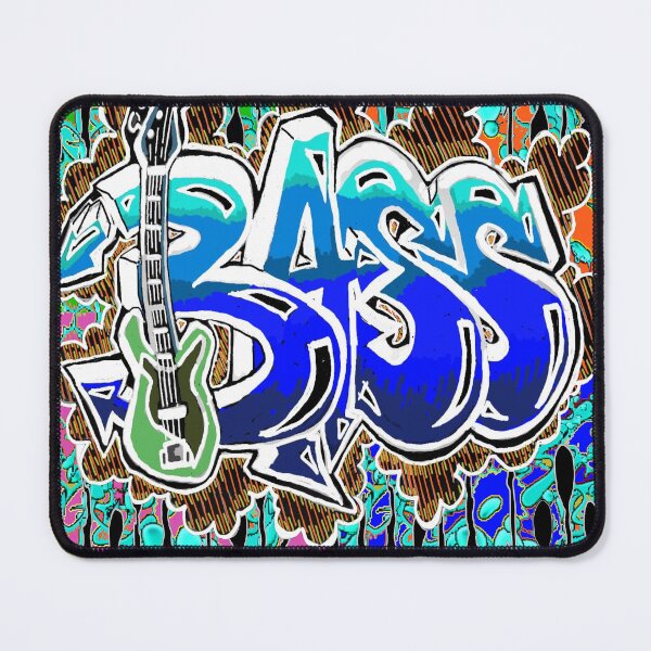 Item preview, Blue Bass drip graffiti designed and sold by LoEndT-Shirts.
