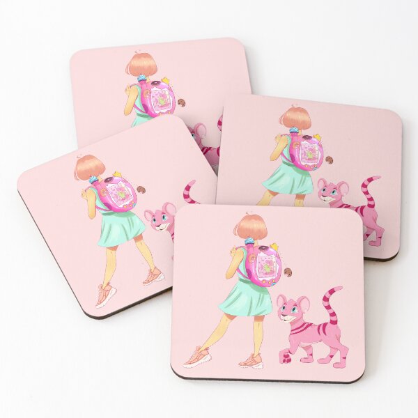 Item preview, nostalgic pet games and websites repeating pattern! pink bg designed and sold by Maysoulrose.
