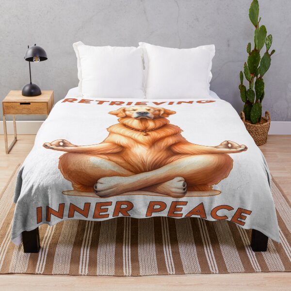Item preview, Golden Retriever Yoga - Retrieving Inner Peace designed and sold by Mindful-Designs.
