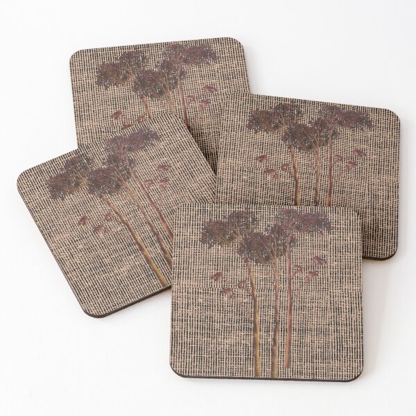 Item preview, Rustic Dry Sedum Plant Canvas Jute Look designed and sold by technotext.
