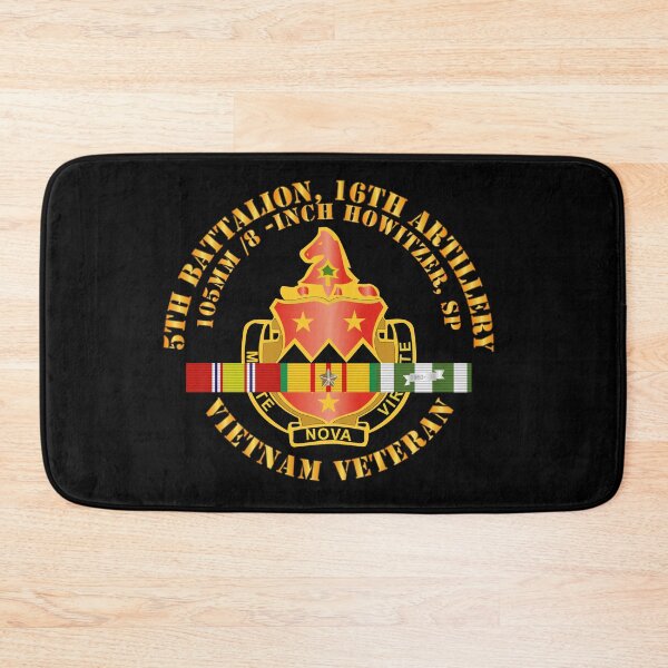 Item preview, Army - 5th Battalion, 16th Artillery w SVC Ribbon V1 designed and sold by Military Insignia Products.