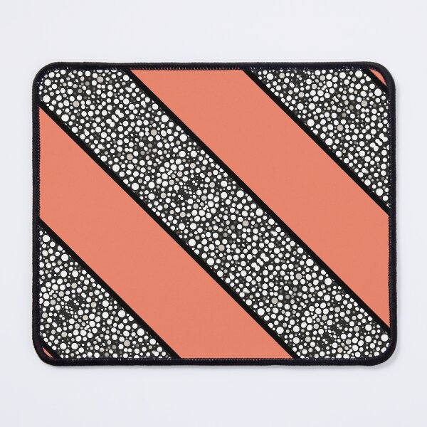 Item preview, Raindrops I Salmon Big Stripes Diagonal Left designed and sold by CushyNest.