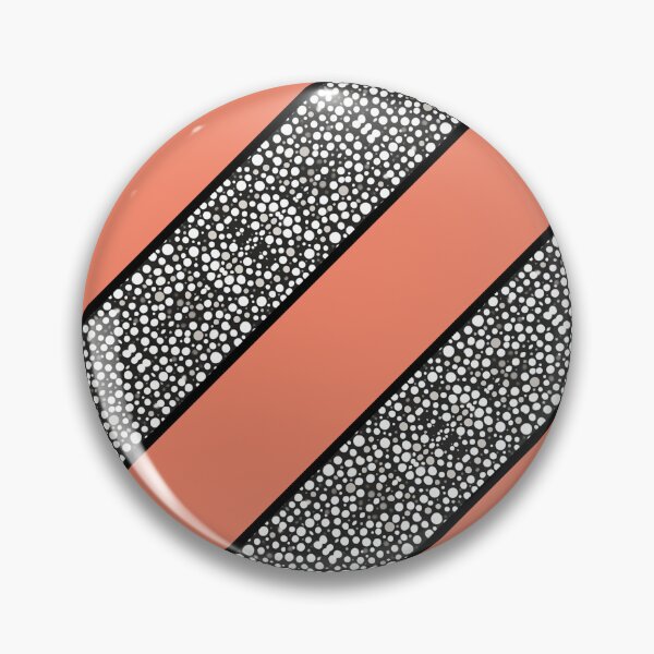 Item preview, Raindrops I Salmon Big Stripes Diagonal Right designed and sold by CushyNest.