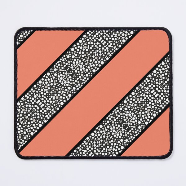 Item preview, Raindrops I Salmon Big Stripes Diagonal Right designed and sold by CushyNest.