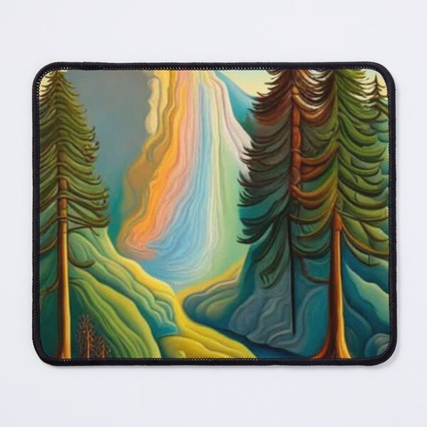 Item preview, Waterfall among Pine Trees designed and sold by George Hutton Hunter.