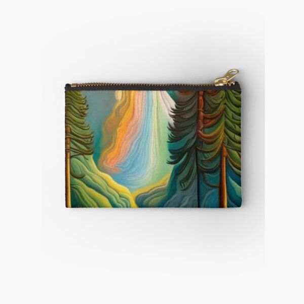 Item preview, Waterfall among Pine Trees designed and sold by George Hutton Hunter.