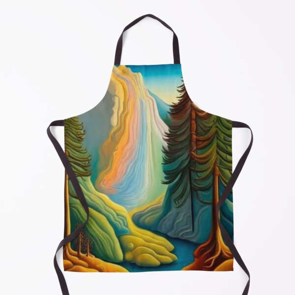 Item preview, Waterfall among Pine Trees designed and sold by George Hutton Hunter.