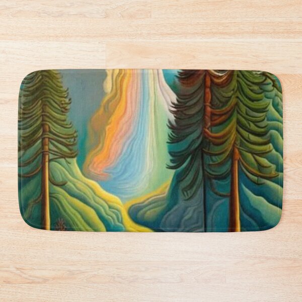 Item preview, Waterfall among Pine Trees designed and sold by George Hutton Hunter.