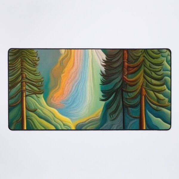 Item preview, Waterfall among Pine Trees designed and sold by George Hutton Hunter.