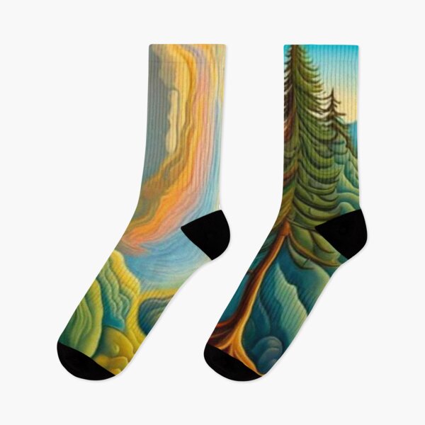 Item preview, Waterfall among Pine Trees designed and sold by George Hutton Hunter.