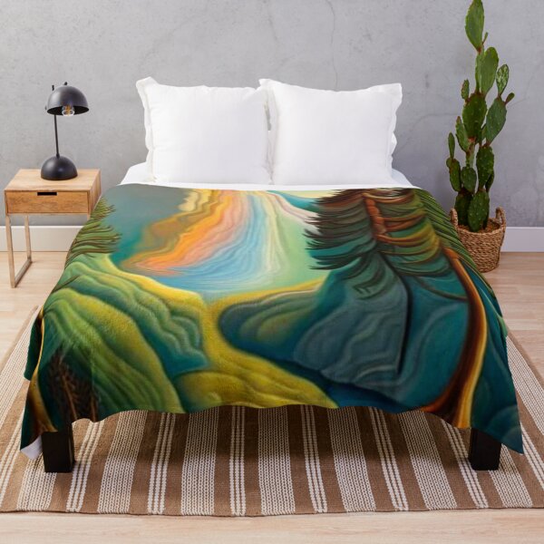 Item preview, Waterfall among Pine Trees designed and sold by George Hutton Hunter.