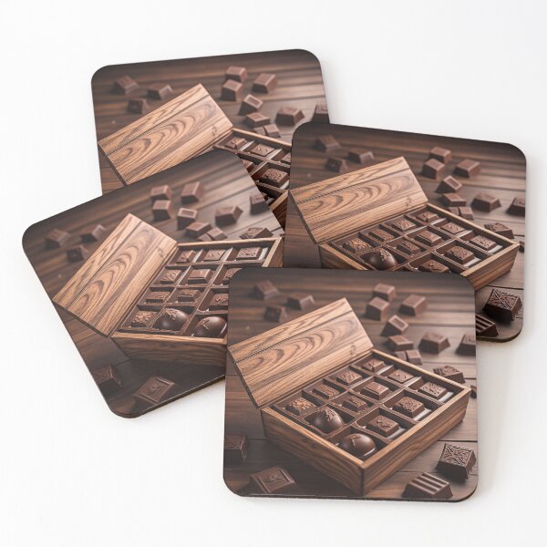 Item preview, Chocolate in the wood box designed and sold by BokaBoka76.
