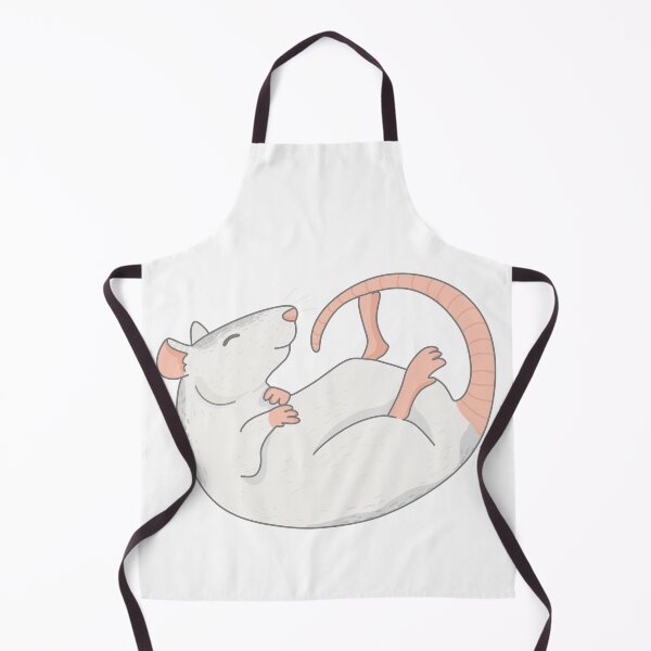Item preview, Cute Husky Rat (colored rat) lying on its back designed and sold by loulou-artifex.